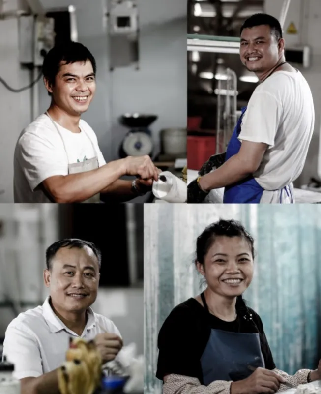 Members of the HotAnt production team